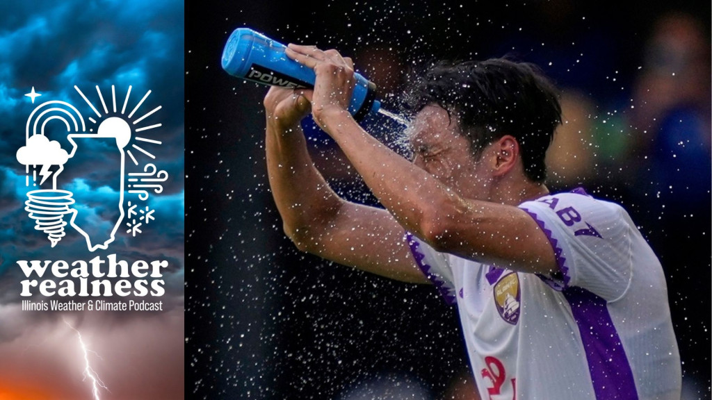 Al Ain's Park Yong-woo cools off during the Club World Cup Group G soccer match between Wydad AC and Al Ain FC in Washington, Thursday, June 26, 2025.
