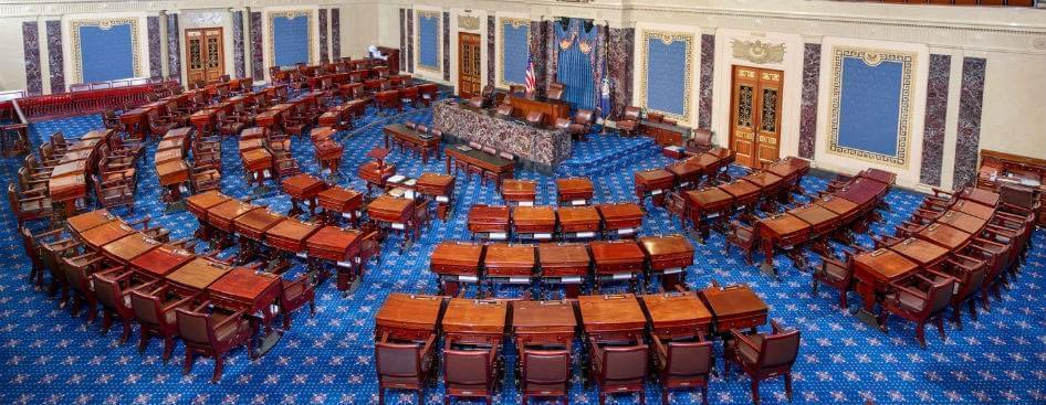 The floor of the U.S. Senate.