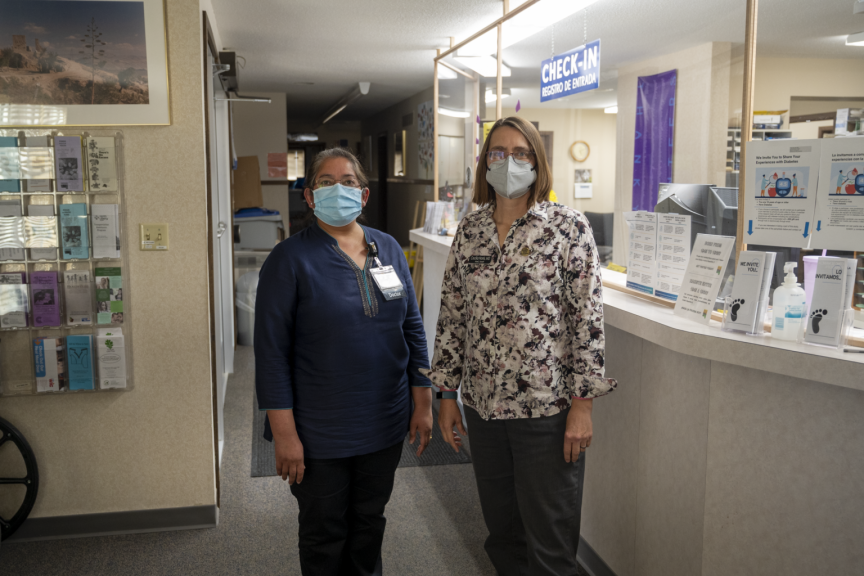  Drs. Alka Walter and Cecilia Norris work at the Free Medical Clinic in Iowa City. They see many immigrants who do not have access to Medicaid, including those under the federal government's five year ban.
