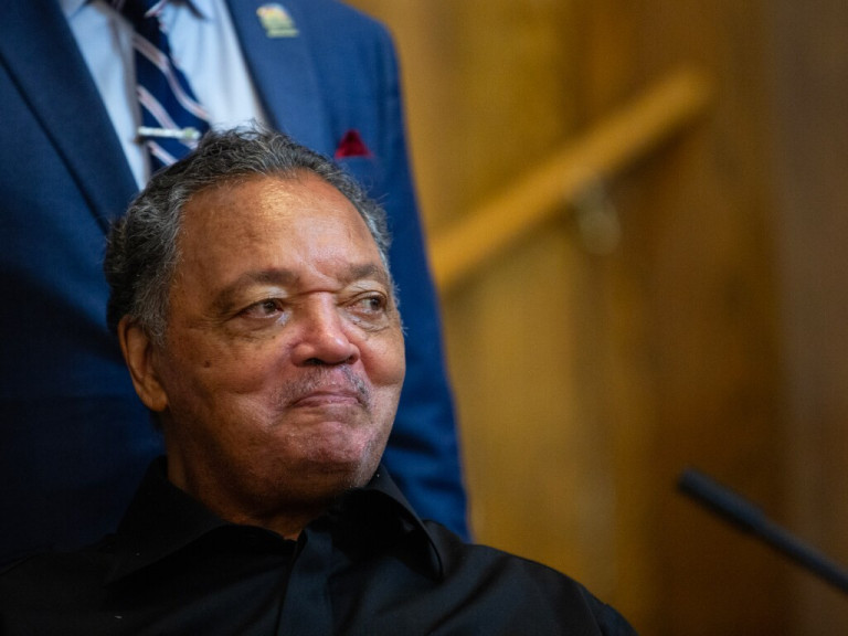The Rev. Jesse Jackson is stepping down as leader of Rainbow PUSH, a civil rights organization he founded five decades ago.