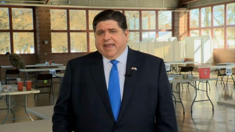 Gov. JB Pritzker delivers his combined State of the State and budget address from the Illinois State Fairgrounds in Springfield.
