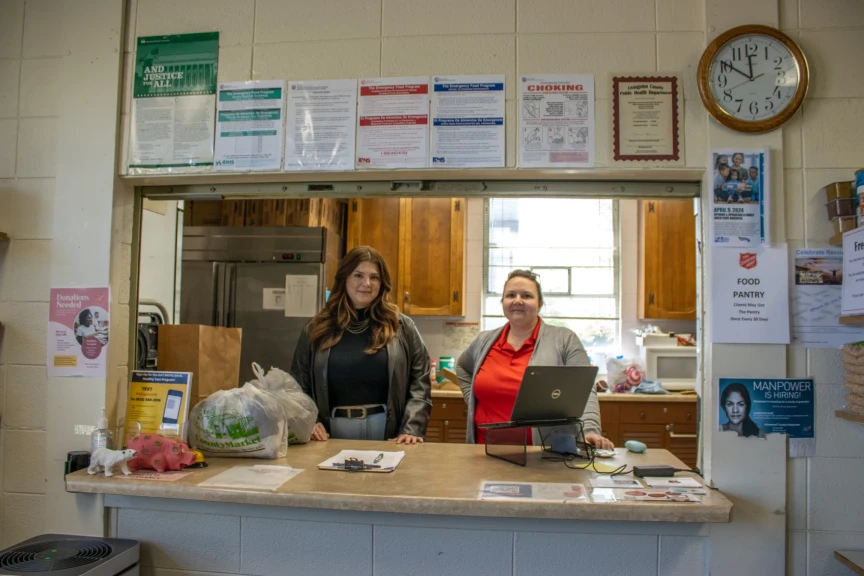 Caroline McLeese and Tina Hammer both work at the Salvation Army Pontiac 360 Life Center. They say the need for a homeless shelter in Livingston County is becoming more apparent as the number of people unsheltered and precariously housed reaches an unprecedented high. Other rural counties in central Illinois are encountering similar issues.