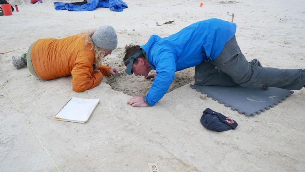 Kathleen Springer and Jeff Pigati, researchers with the United States Geological Survey, who are analyzing footprints that indicate humans inhabited North America much earlier than scientists thought.