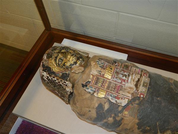Naperville Central High School received this mummy as a gift from a doctor in the 1940s.
