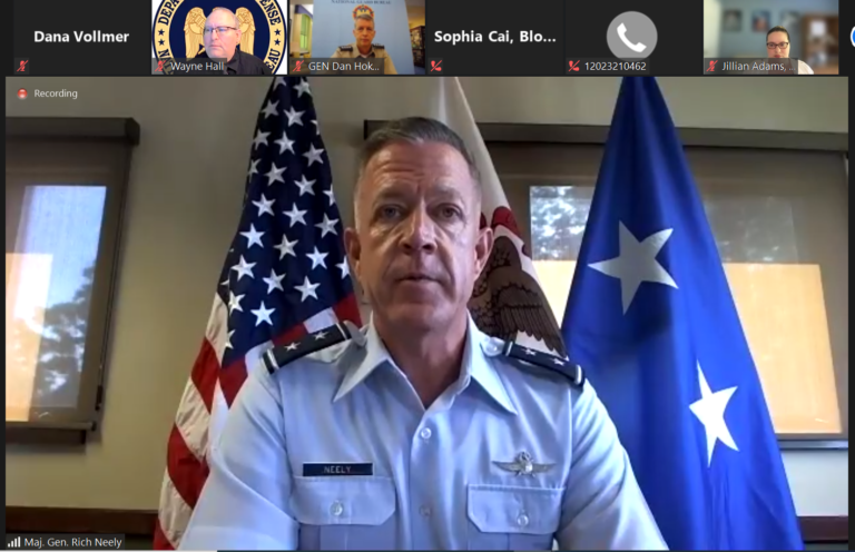 Maj. Gen. Rich Neely spoke at a virtual press conference Tuesday about the growing need for cyber security training and resources.