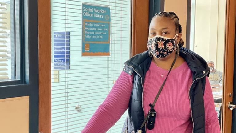 The Indianapolis Public Library hired Yanna McGraw as its first full-time social worker in July. Her job is to help library patrons navigate challenges beyond the scope of what librarians are trained to handle.
