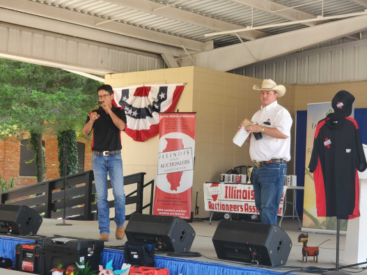 Live auction at the 2022 Illinois State Fair 