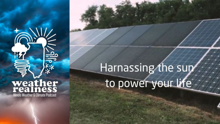 Solar panels in Vermilion County.