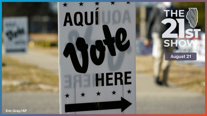 Spanish voting sign