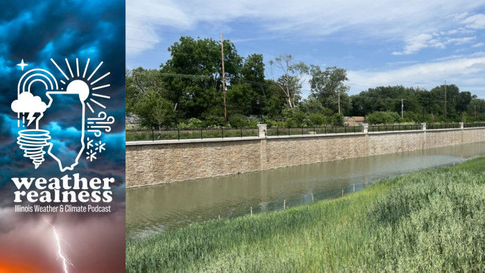 Garden Hills' stormwater basin on the east side of Hedge Park on June 4, 2026.