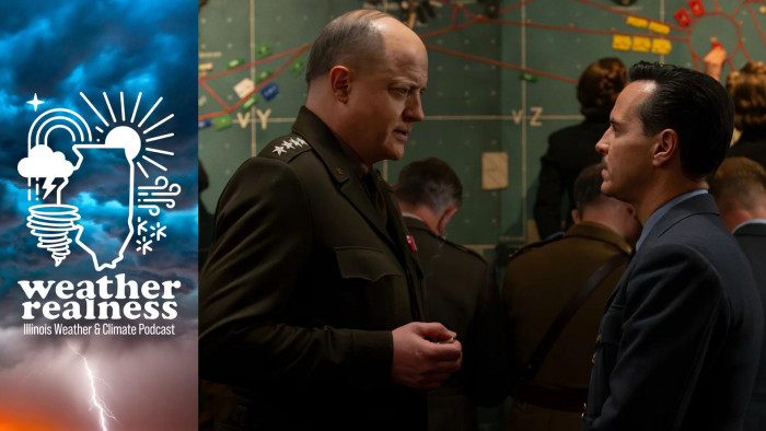 Brendan Fraser plays Gen. Dwight D. Eisenhower and Andrew Scott plays meteorologist James Stagg in the new film 