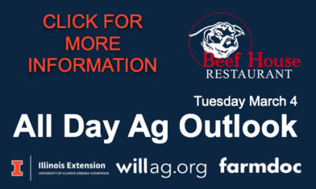 click here to register for the 2025 All Day Ag Outlook Tuesday, March 4 at the Beef House in Covington, Indiana