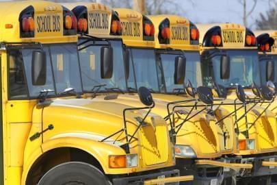 School buses in Springfield, Illinois