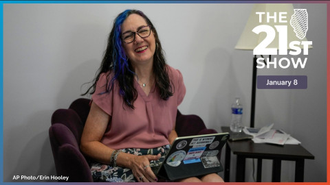 Illinois Rep. Kelly Cassidy works in her office, Sunday, July 28, 2024, in Chicago