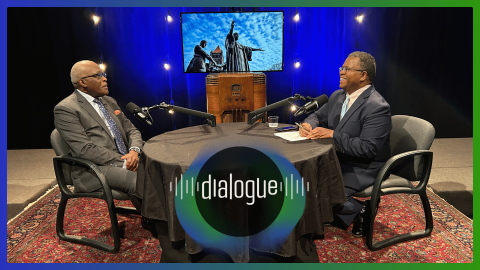 University of Illinois Urbana Champaign Chancellor Robert Jones talks with IPM's Reginald Hardwick on April 4, 2025.