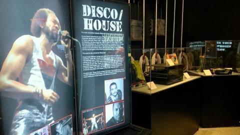 House/Disco portion of The State of Sound exhibit at the Abraham Lincoln Presidential LIbrary and Museum in Springfield.