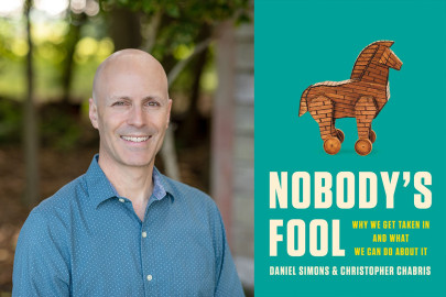 University of Illinois Urbana-Champaign professor Daniel Simons, left, is co-author of the book "Nobody's Fool."