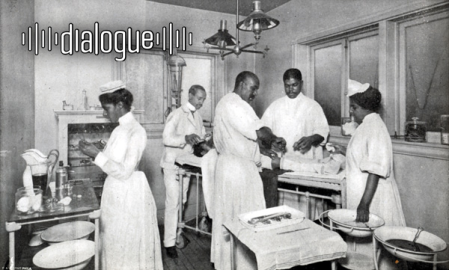 Frederick Douglass Hospital's operating room, circa 1900.