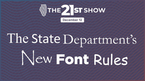 a graphic with the 21st Show logo and the headline 