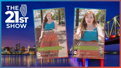 Stills from a recent promotional video inviting visitors to Peoria