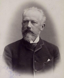 Cabinet card portrait of Pyotr Ilyich Tchaikovsky