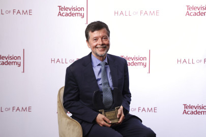 Ken Burns celebrates his induction into the 26th Television Academy Hall of Fame at the Saban Media Center on Wednesday, Nov. 16, 2022 in North Hollywood, Calif. 