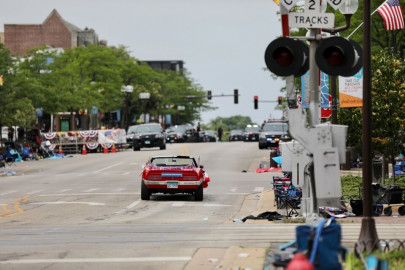 Parade-goers abandoned their belongings as they fled the Fourth of July celebration.