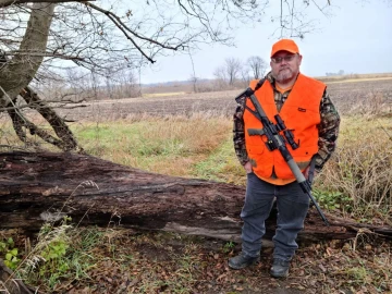 Mike Foulk uses a single shot AR-15 when deer hunting. He said it does not have a lot of recoil, which makes it a good weapon to teach people on. “A weapon’s not a living thing. You’re the living thing. It’s just an extension of you, just like a hammer or a screwdriver. It’s something you use. You can do it for good or you can do it for bad. It all comes down to the person.”
