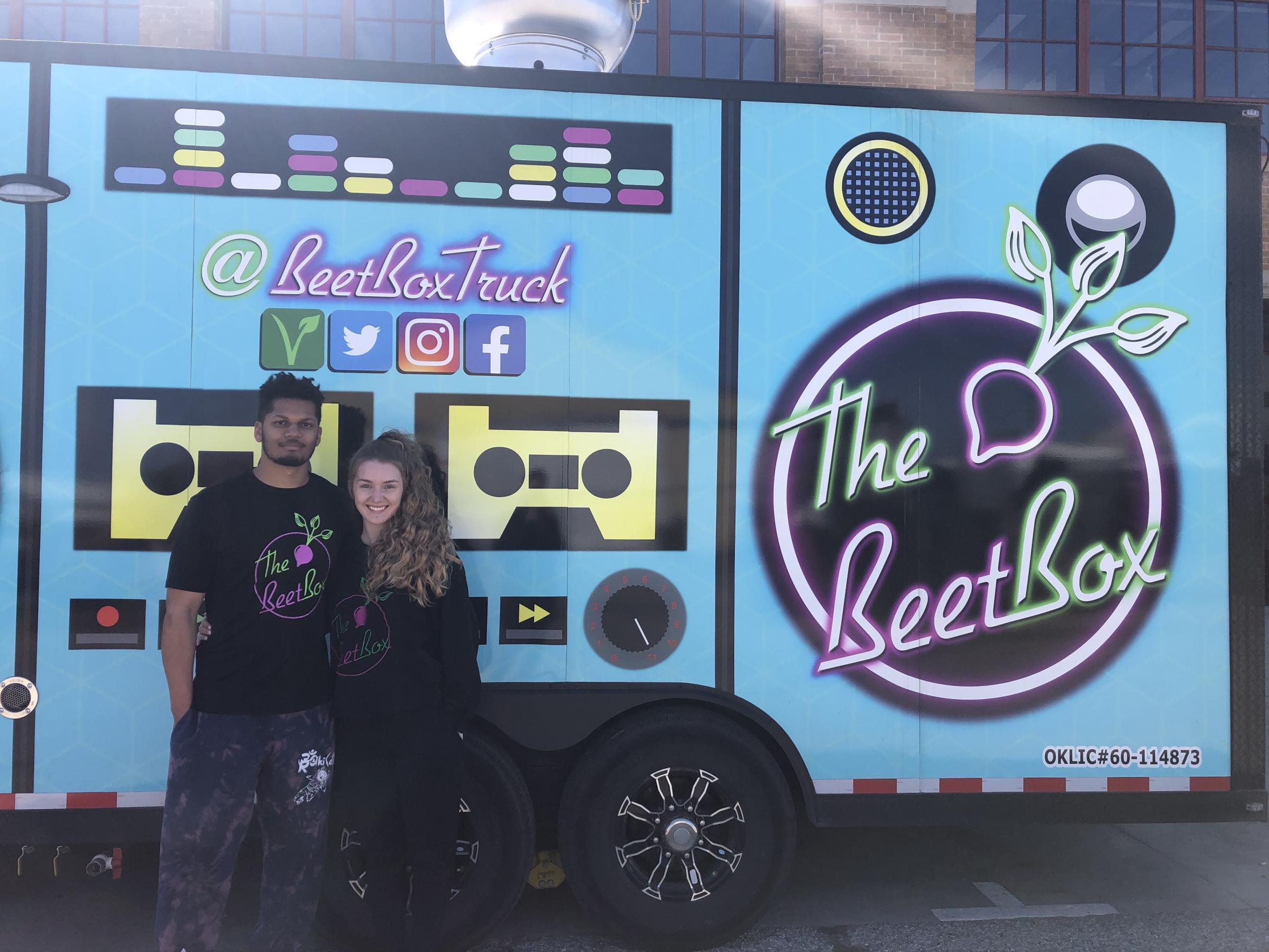 Randon Moore and Gwyneth Yvonne started BeetBox while attending the University of Northwestern Oklahoma. Since then, they started a food truck and want to change their customers' minds about vegan meat.