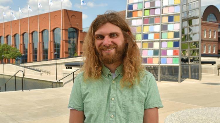 Seth Johnson is an arts and entertainment reporter in Indianapolis who is visually impaired.